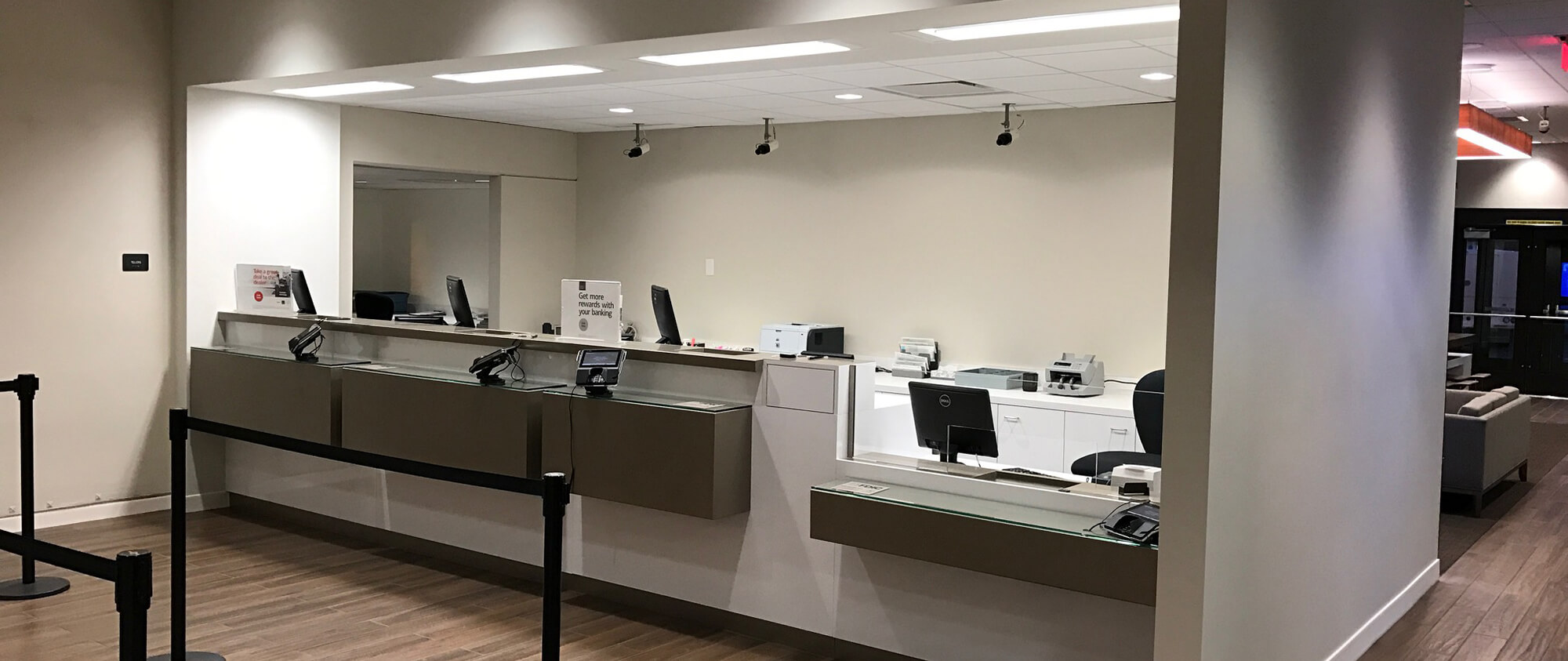 Bank of America Retail Branches General Contractor, Construction