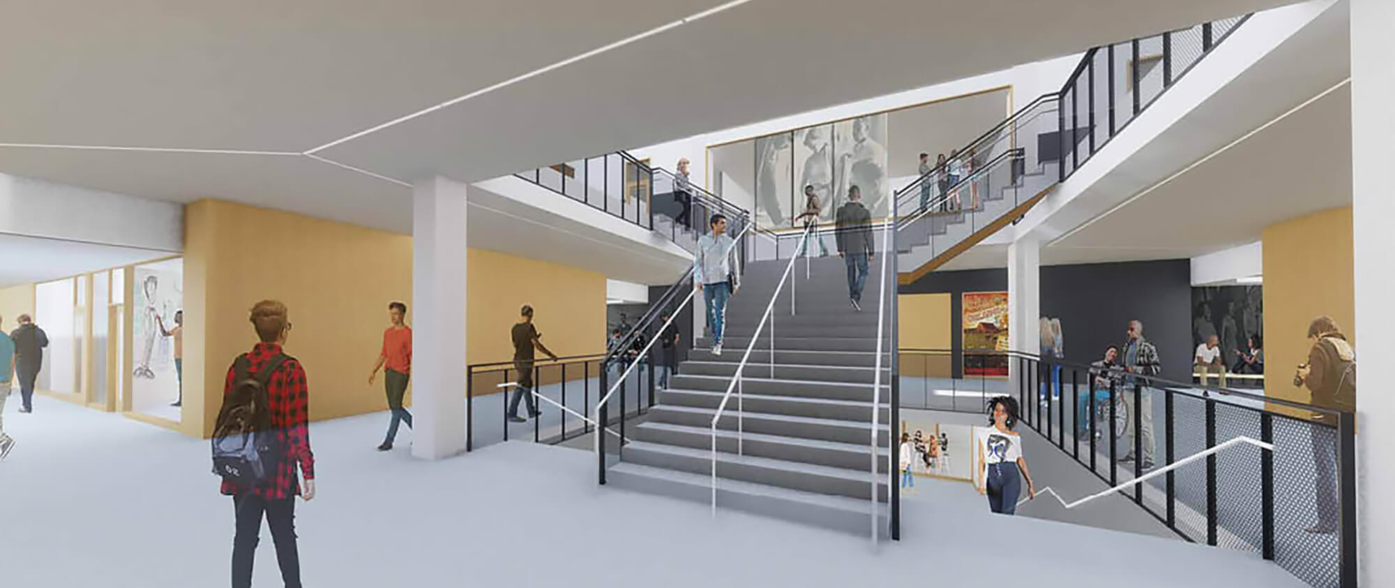 Grant High School Modernization General Contractor, Construction